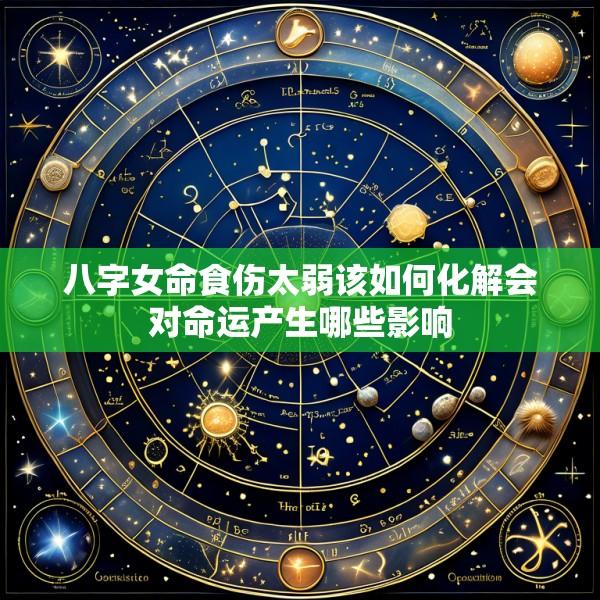 八字女命食伤太弱该如何化解会对命运产生哪些影响