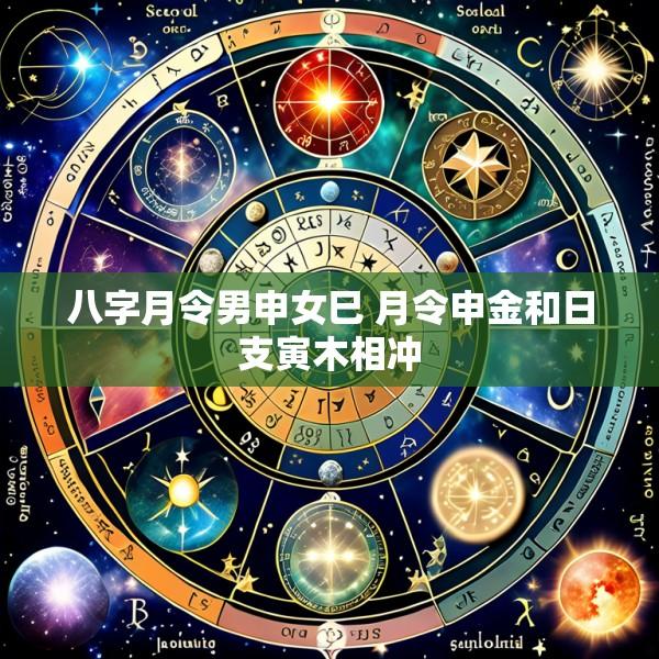 八字月令男申女巳 月令申金和日支寅木相冲