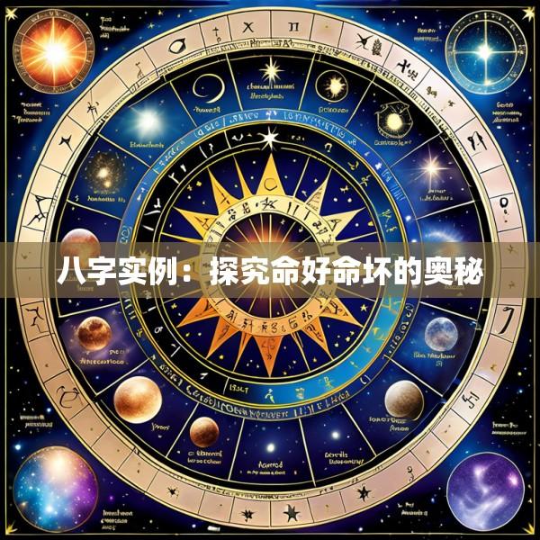 八字实例：探究命好命坏的奥秘