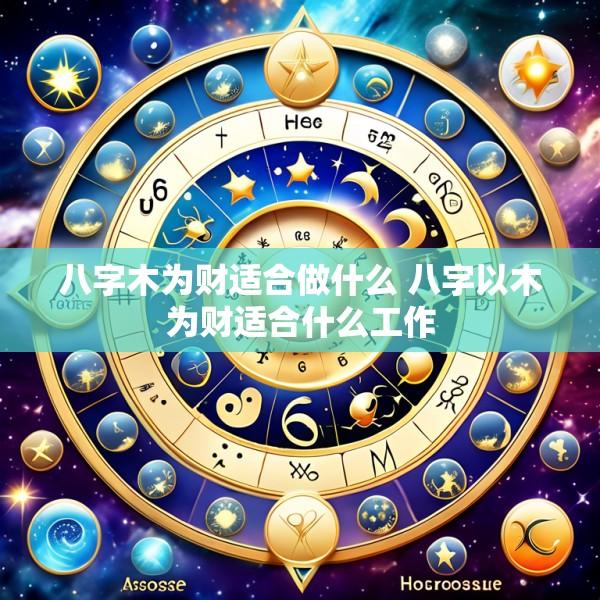 八字木为财适合做什么 八字以木为财适合什么工作