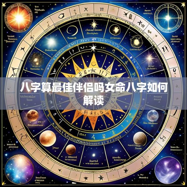 八字算最佳伴侣吗女命八字如何解读