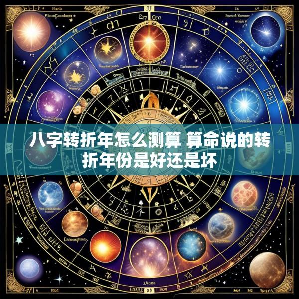 八字转折年怎么测算 算命说的转折年份是好还是坏