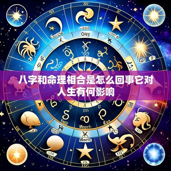 八字和命理相合是怎么回事它对人生有何影响