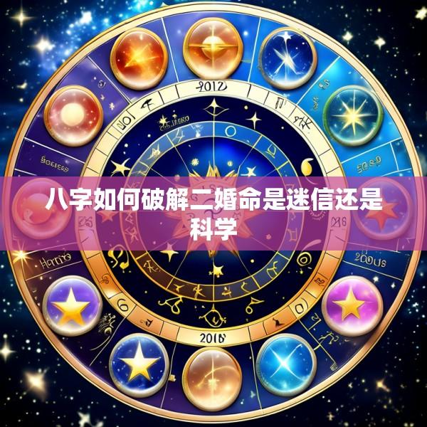 八字如何破解二婚命是迷信还是科学