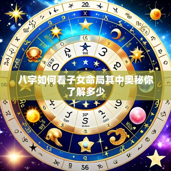 八字如何看子女命局其中奥秘你了解多少