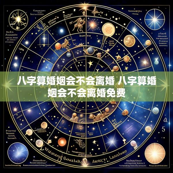 八字算婚姻会不会离婚 八字算婚姻会不会离婚免费