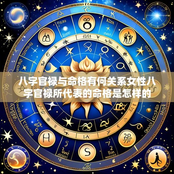 八字官禄与命格有何关系女性八字官禄所代表的命格是怎样的