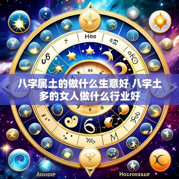 八字属土的做什么生意好 八字土多的女人做什么行业好