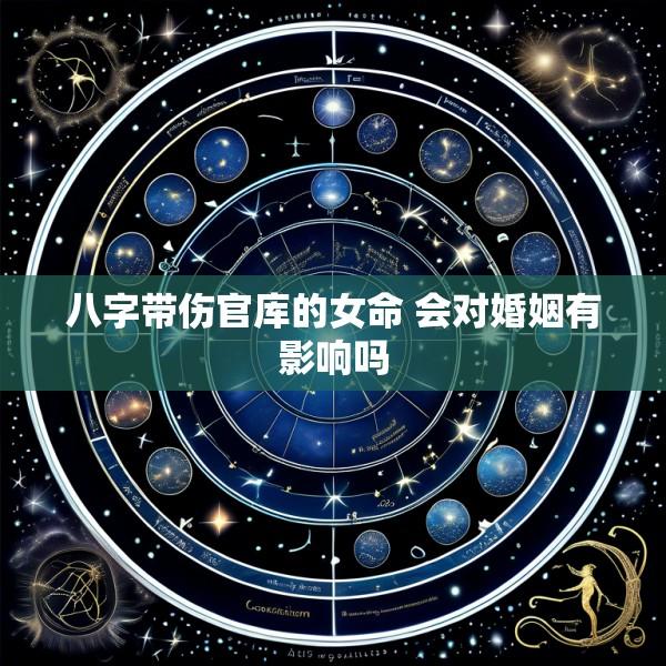 八字带伤官库的女命 会对婚姻有影响吗