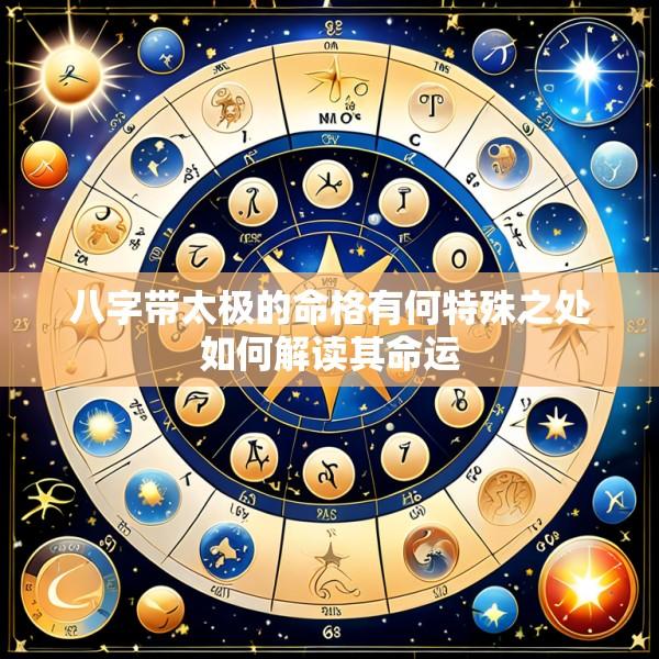 八字带太极的命格有何特殊之处如何解读其命运