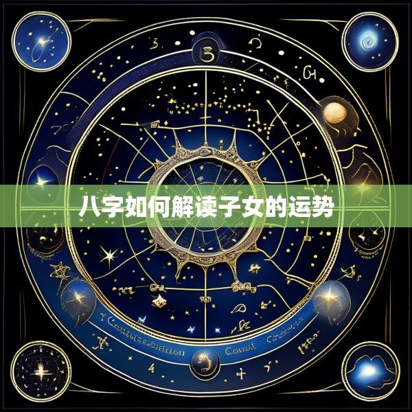 八字如何解读子女的运势