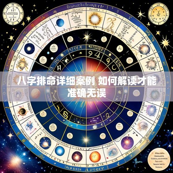 八字排命详细案例 如何解读才能准确无误