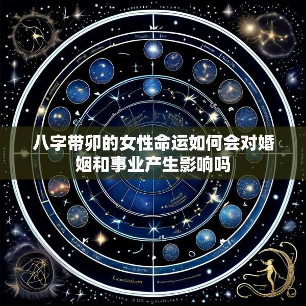 八字带卯的女性命运如何会对婚姻和事业产生影响吗