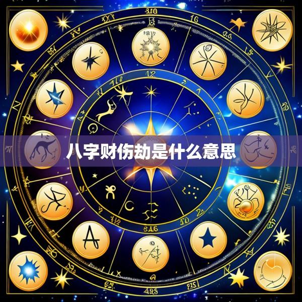 八字财伤劫是什么意思