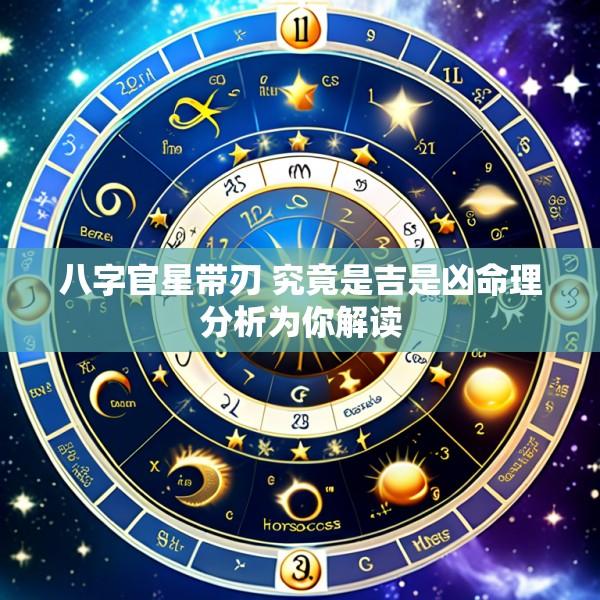 八字官星带刃 究竟是吉是凶命理分析为你解读