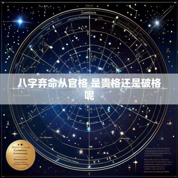 八字弃命从官格 是贵格还是破格呢