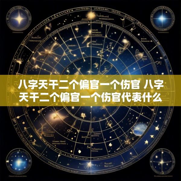 八字天干二个偏官一个伤官 八字天干二个偏官一个伤官代表什么
