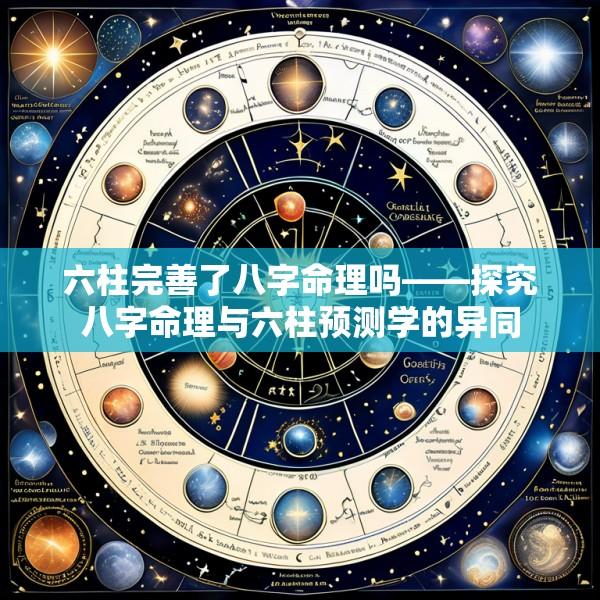 六柱完善了八字命理吗——探究八字命理与六柱预测学的异同