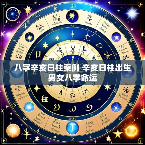 八字辛亥日柱案例 辛亥日柱出生男女八字命运