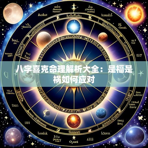 八字喜克命理解析大全：是福是祸如何应对