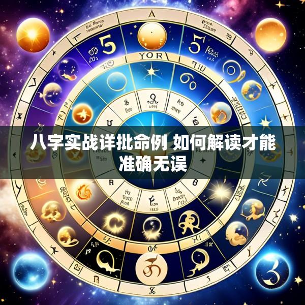 八字实战详批命例 如何解读才能准确无误