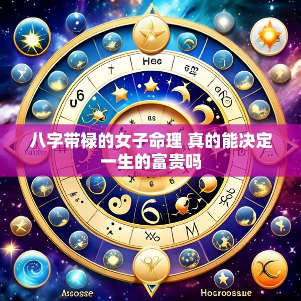 八字带禄的女子命理 真的能决定一生的富贵吗