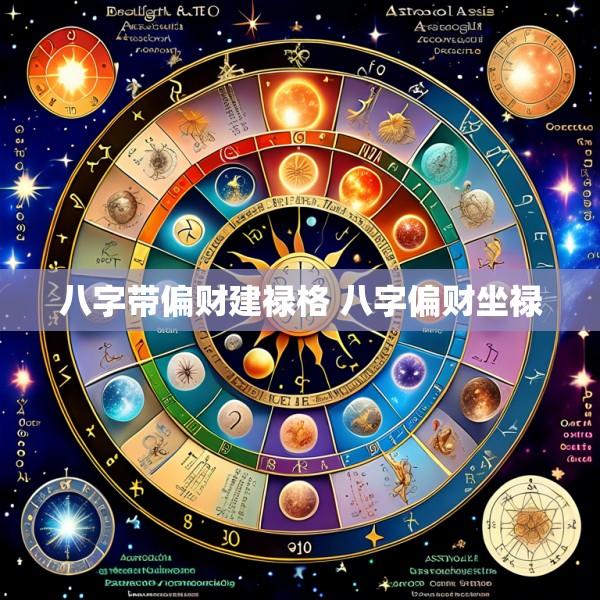 八字带偏财建禄格 八字偏财坐禄