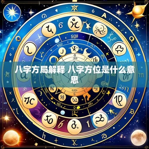 八字方局解释 八字方位是什么意思