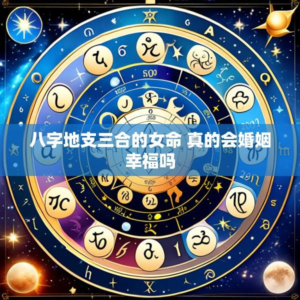八字地支三合的女命 真的会婚姻幸福吗
