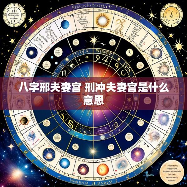 八字邢夫妻宫 刑冲夫妻宫是什么意思