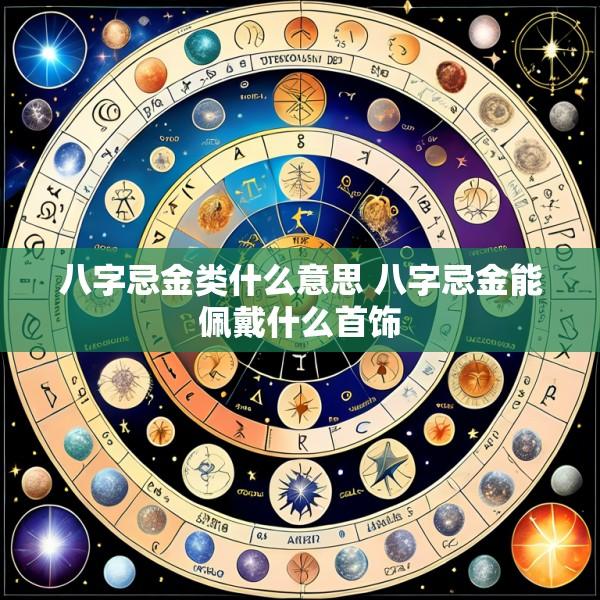 八字忌金类什么意思 八字忌金能佩戴什么首饰