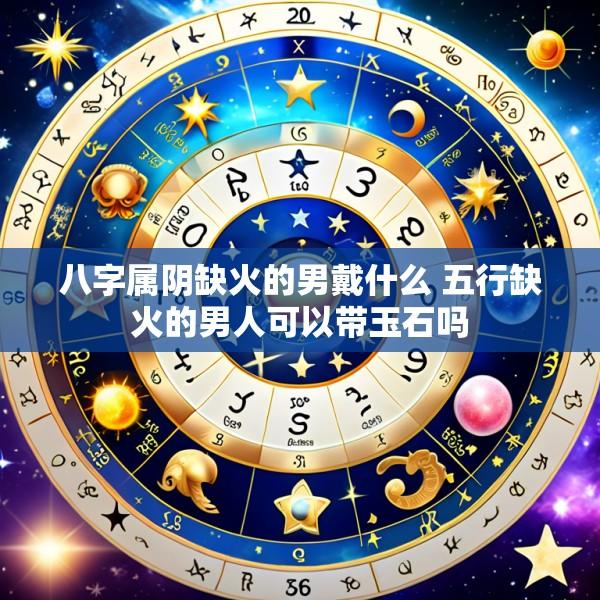 八字属阴缺火的男戴什么 五行缺火的男人可以带玉石吗
