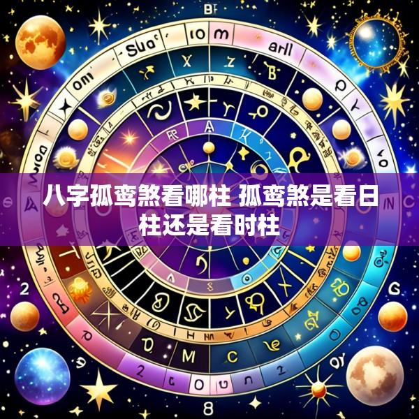 八字孤鸾煞看哪柱 孤鸾煞是看日柱还是看时柱