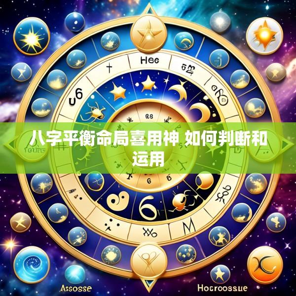 八字平衡命局喜用神 如何判断和运用