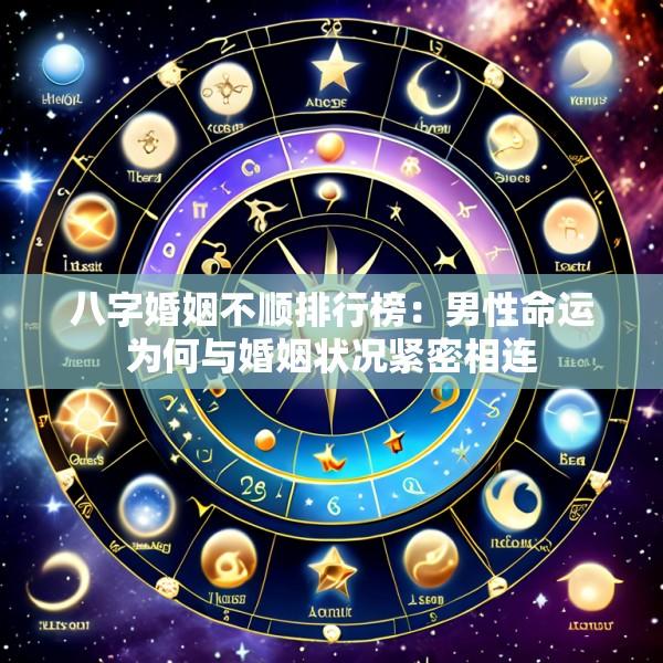 八字婚姻不顺排行榜：男性命运为何与婚姻状况紧密相连