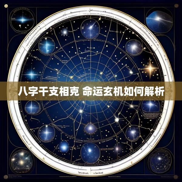 八字干支相克 命运玄机如何解析