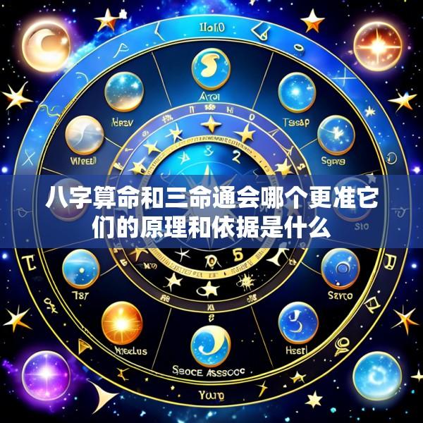 八字算命和三命通会哪个更准它们的原理和依据是什么