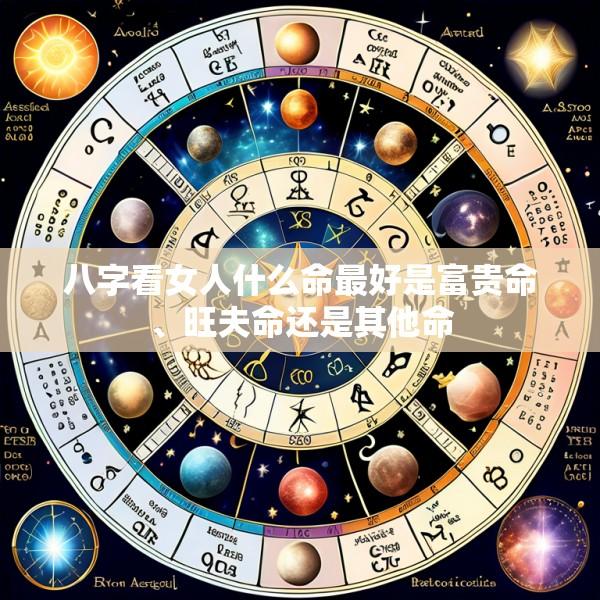 八字看女人什么命最好是富贵命、旺夫命还是其他命