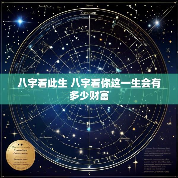 八字看此生 八字看你这一生会有多少财富