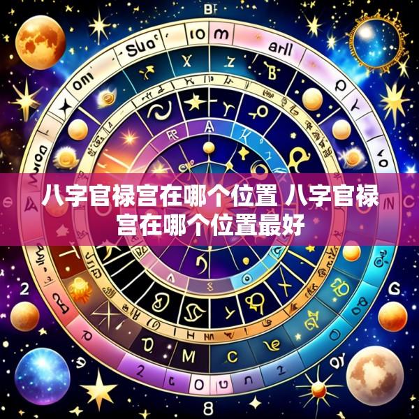 八字官禄宫在哪个位置 八字官禄宫在哪个位置最好