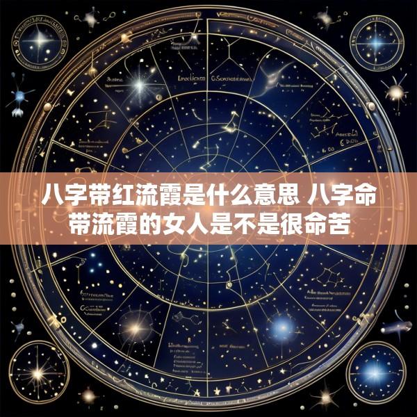 八字带红流霞是什么意思 八字命带流霞的女人是不是很命苦