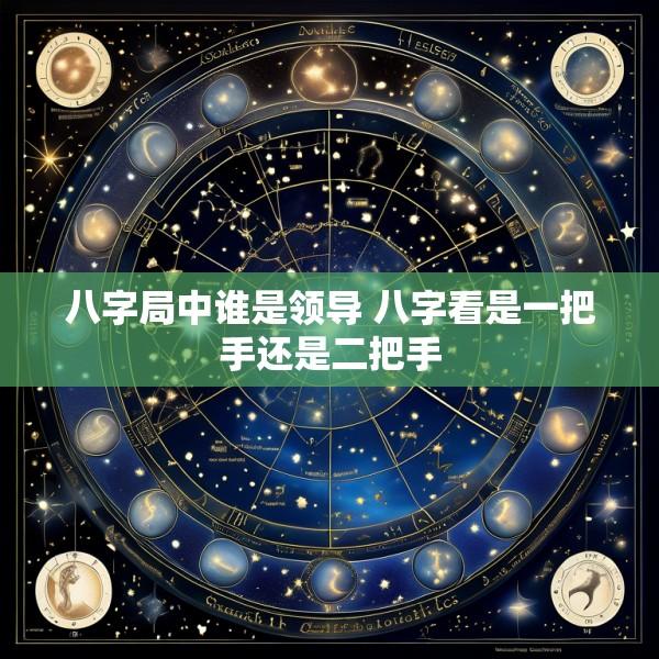 八字局中谁是领导 八字看是一把手还是二把手