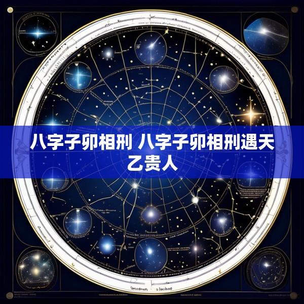 八字子卯相刑 八字子卯相刑遇天乙贵人