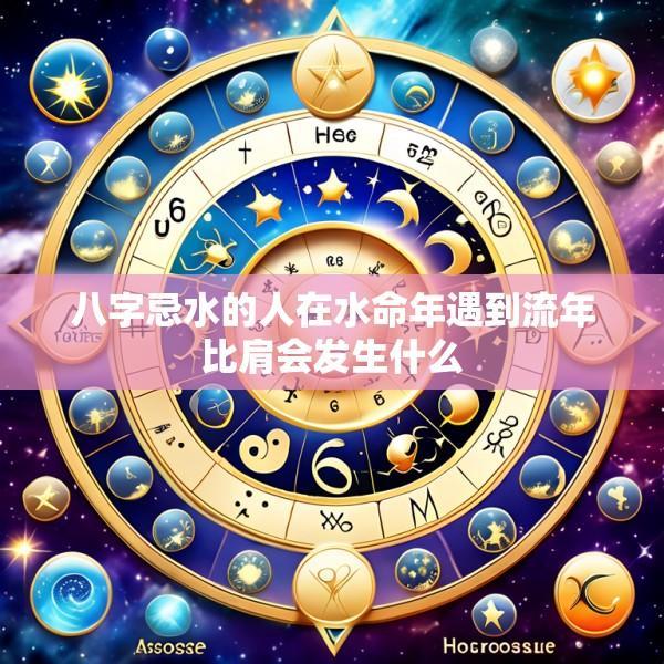 八字忌水的人在水命年遇到流年比肩会发生什么