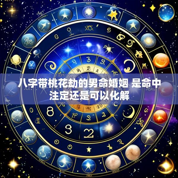 八字带桃花劫的男命婚姻 是命中注定还是可以化解