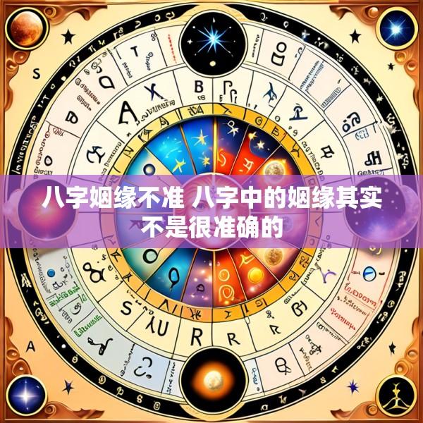 八字姻缘不准 八字中的姻缘其实不是很准确的