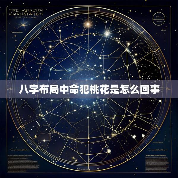 八字布局中命犯桃花是怎么回事