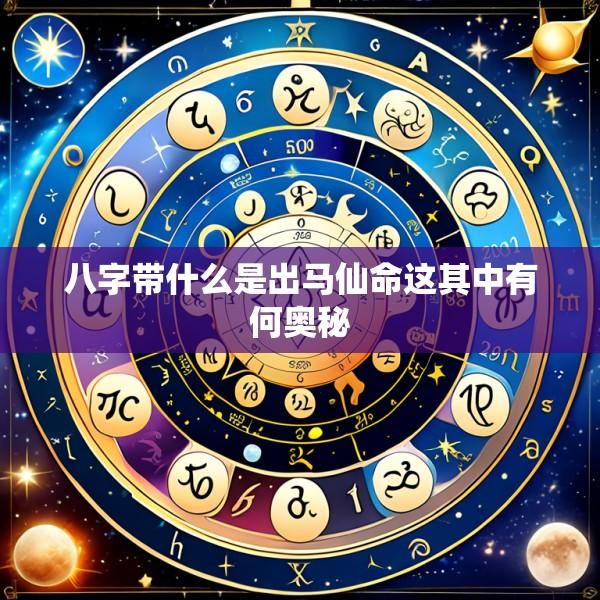 八字带什么是出马仙命这其中有何奥秘