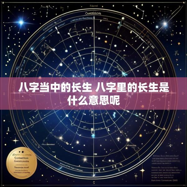 八字当中的长生 八字里的长生是什么意思呢