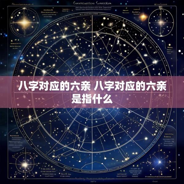 八字对应的六亲 八字对应的六亲是指什么